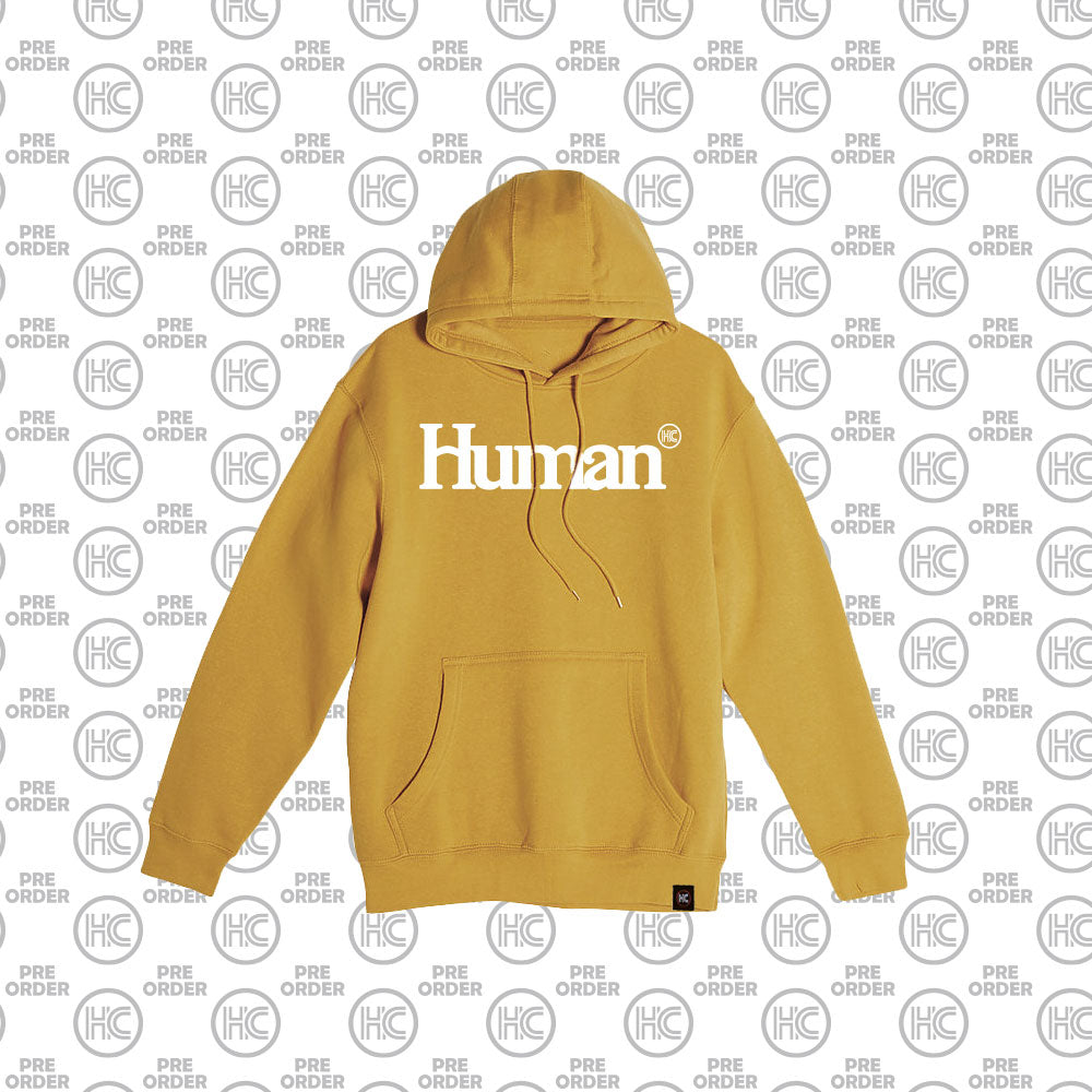 SE22 Human Premium Hoodie - Mustard