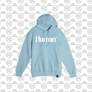 SE22 Human Premium Hoodie - Sky