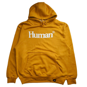 Human Premium Hoodie - Mustard